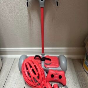 All American Doll Red and Gray VR Scooter with Helmet and Controller